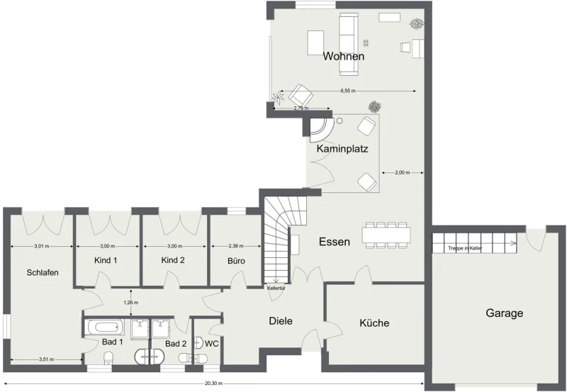 Grundriss · Wohnparadies mit viel Platz und besonderen Highlights · IMMO Holm