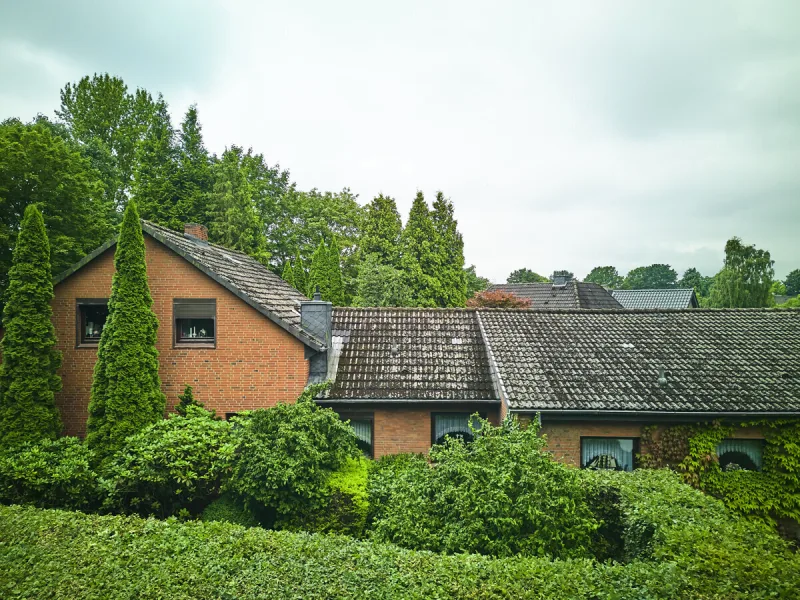 Ansicht · Am Waldrand – Einfamilienhaus mit Einliegerwohnung · Bild 12 von 13 · IMMO Holm