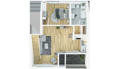 Ansicht · Maisonettewohnung an der Elbe · Bild 11 von 13 · IMMO Holm