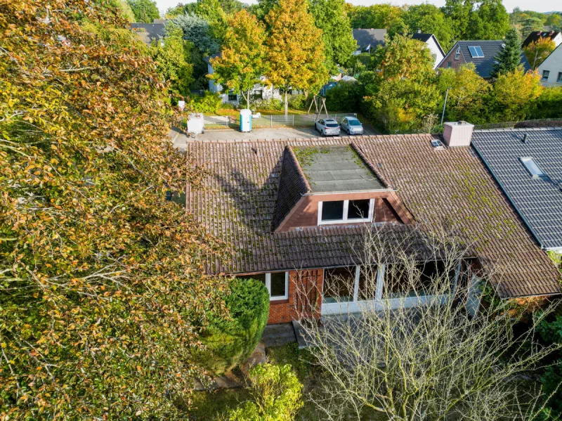 Ansicht · Beste Lage für die Familie - Reihenendhaus in der Moorwegsiedlung · Bild 17 von 25 · IMMO Holm