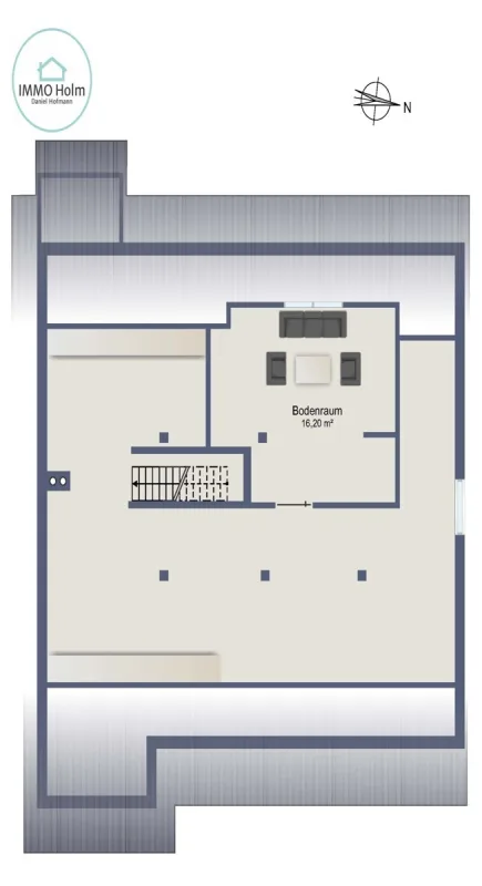Grundriss · Beste Lage für die Familie - Reihenendhaus in der Moorwegsiedlung · IMMO Holm
